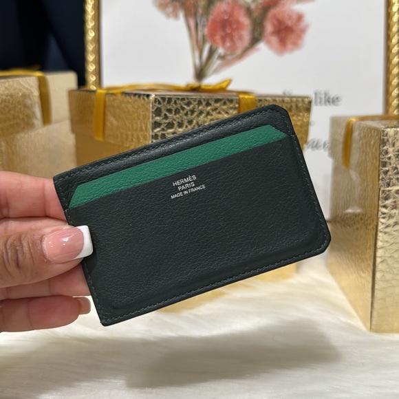 💚Hermès City Card Case Leather - Picture 4 of 10